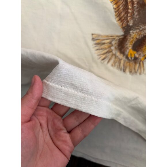 Vintage Mens American Patriotic Single Stitch T shirt, L, Cotton, USA flag - Picture 7 of 9